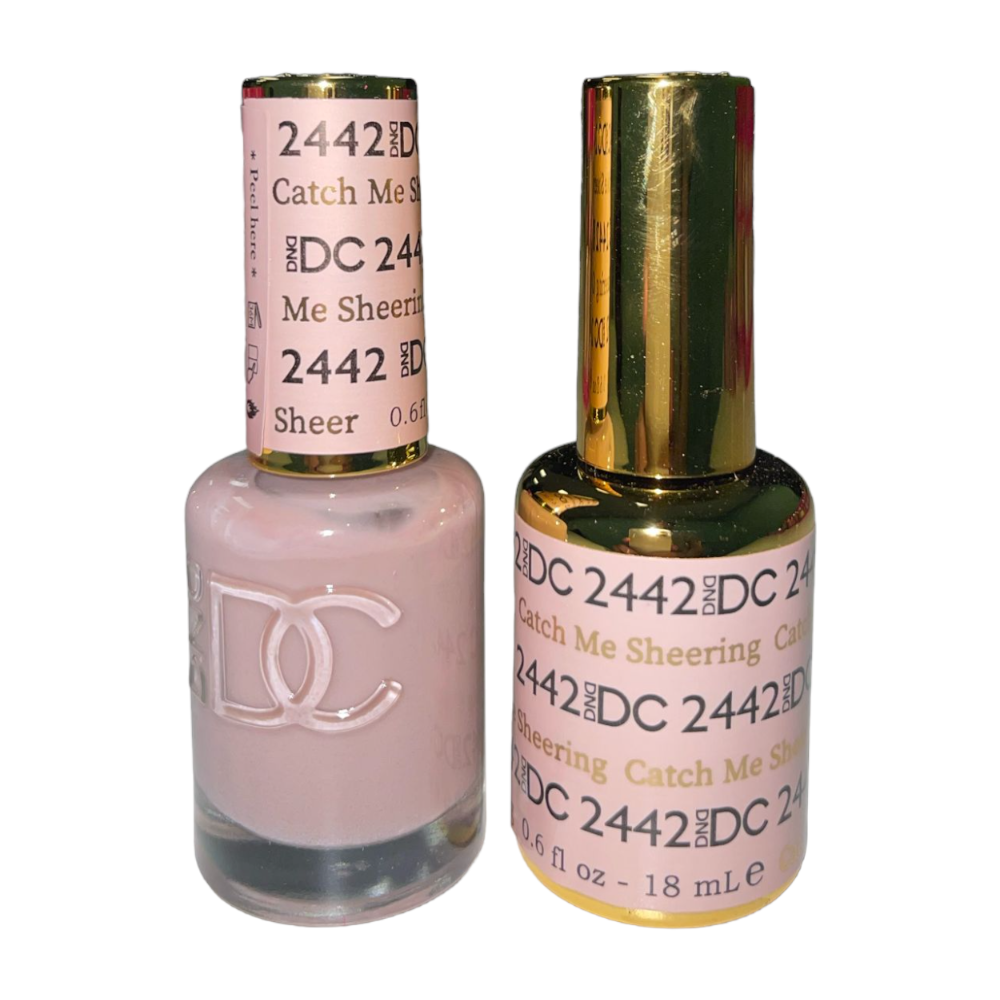 DND DC Sheer Gel & Lacquer Duo - Catch Me Sheering #2442