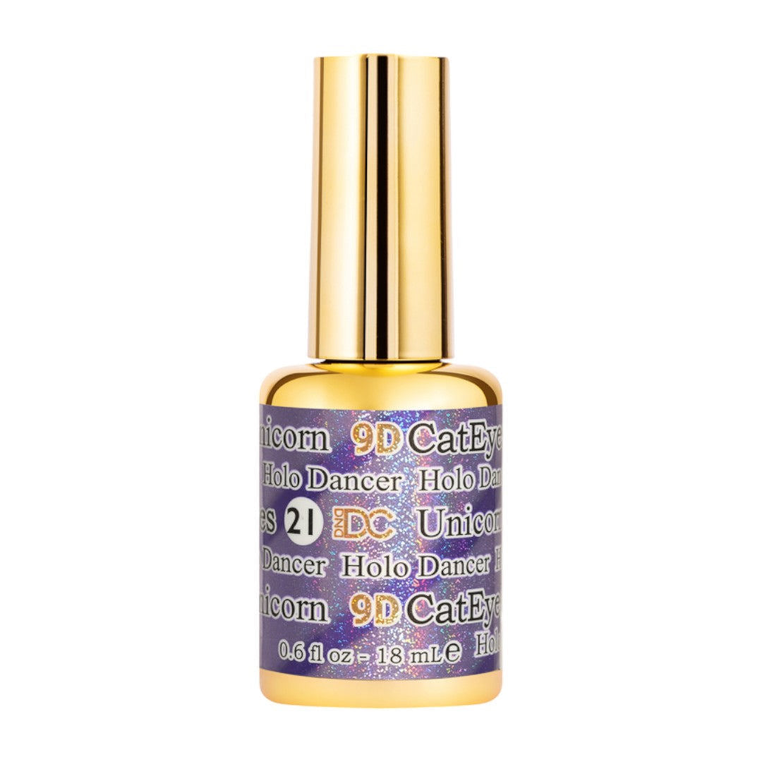 DND DC 9D Cat Eye Gel Polish - Holo Dancer #21