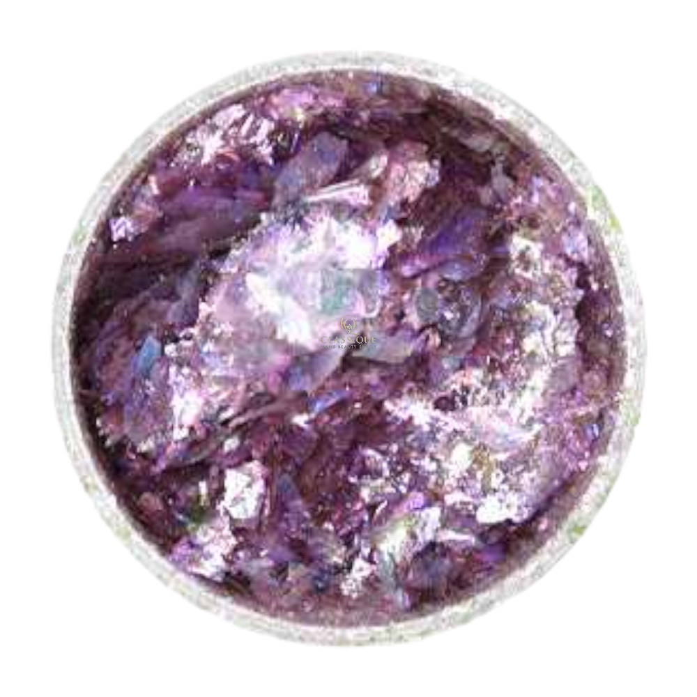 Gentle Pink Aqua Glitter Purple