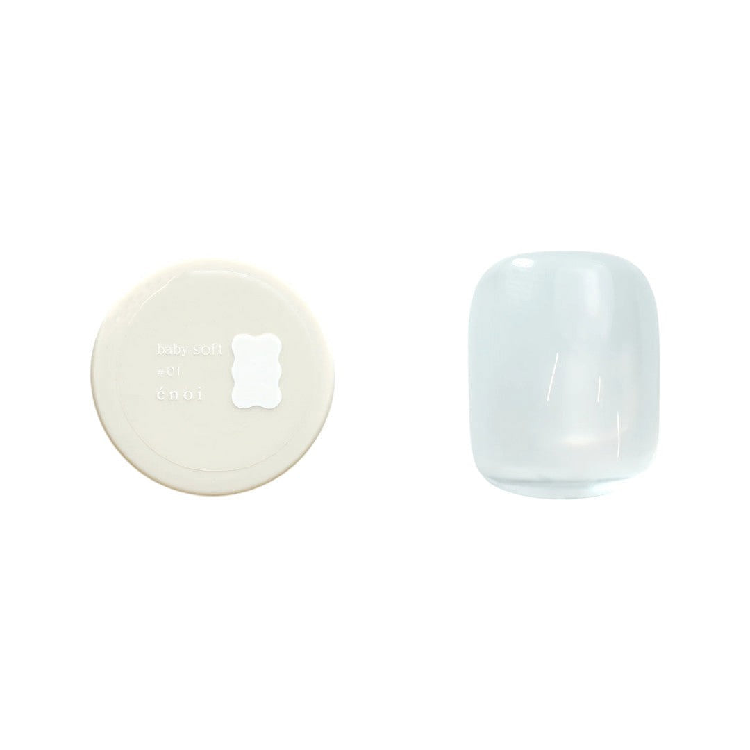 Enoi Sheer Gel Polish - Baby Soft #01