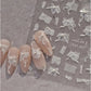 CNBS Nail Stickers - White Bows #MS495