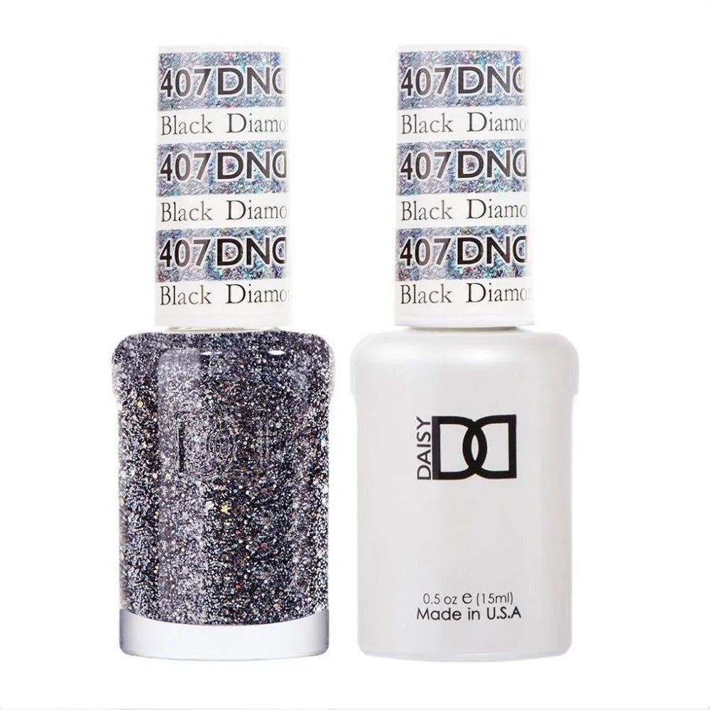 DND Gel & Lacquer Duo - Black Diamond Star #407