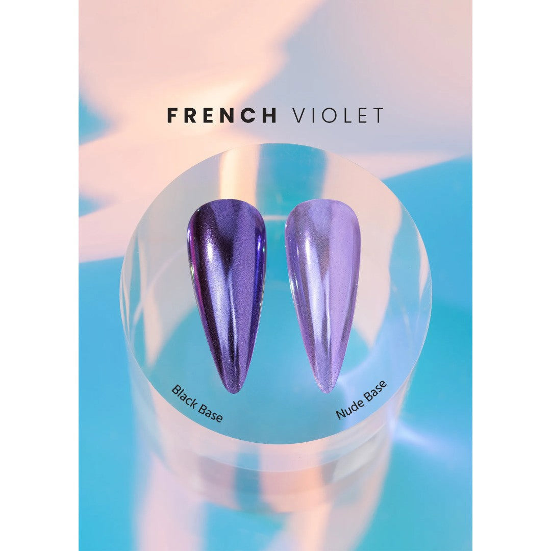 V Beauty Pure Chrome Powder - French Violet