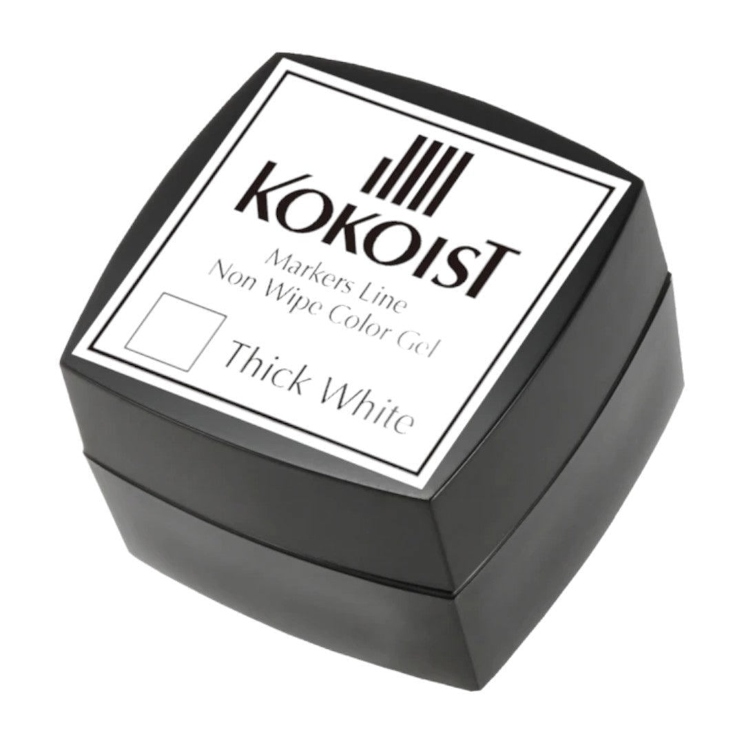Kokoist Markers Line Non Wipe Colour Gel Thick - White