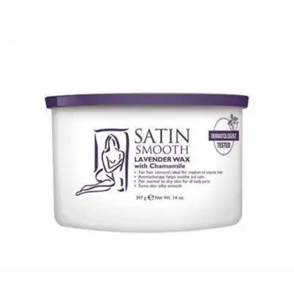 Satin Smooth Soft Wax - Lavender 14Oz #SSW14LW