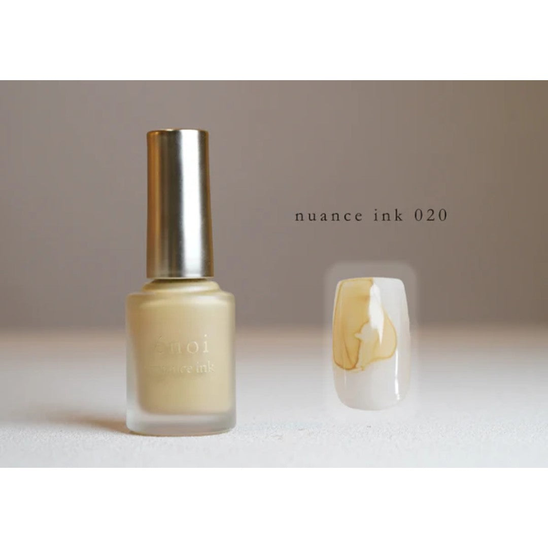Blooming Marble Watercolor Ink, enoi nuance ink, enoi nail polish, enoi nuance ink for japanese nail art designs 020