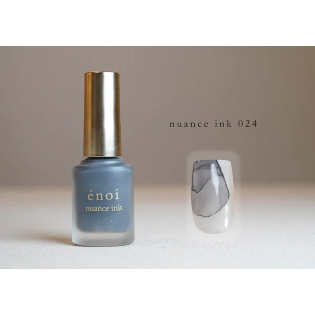 Blooming Marble Watercolor Ink, enoi nuance ink, enoi nail polish, enoi nuance ink for japanese nail art designs 024