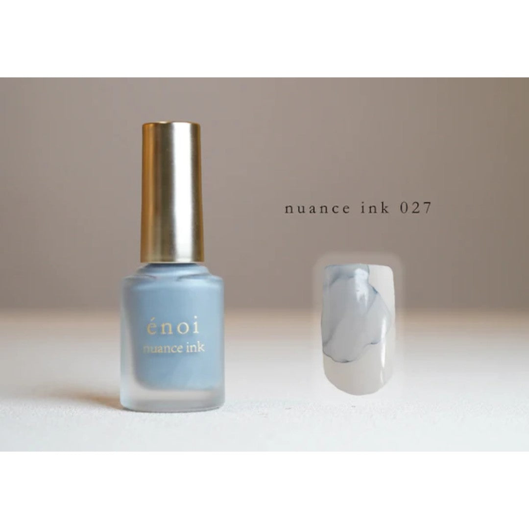 Blooming Marble Watercolor Ink, enoi nuance ink, enoi nail polish, enoi nuance ink for japanese nail art designs 027