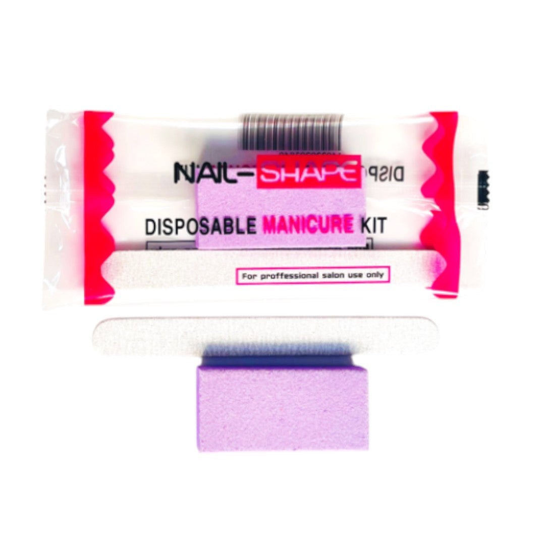 Nail-Shape Disposable Mani Kit 2pcs (Case of 300)