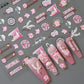 CNBS Nail Sticker - Pink Lotus Elegance #Z2237