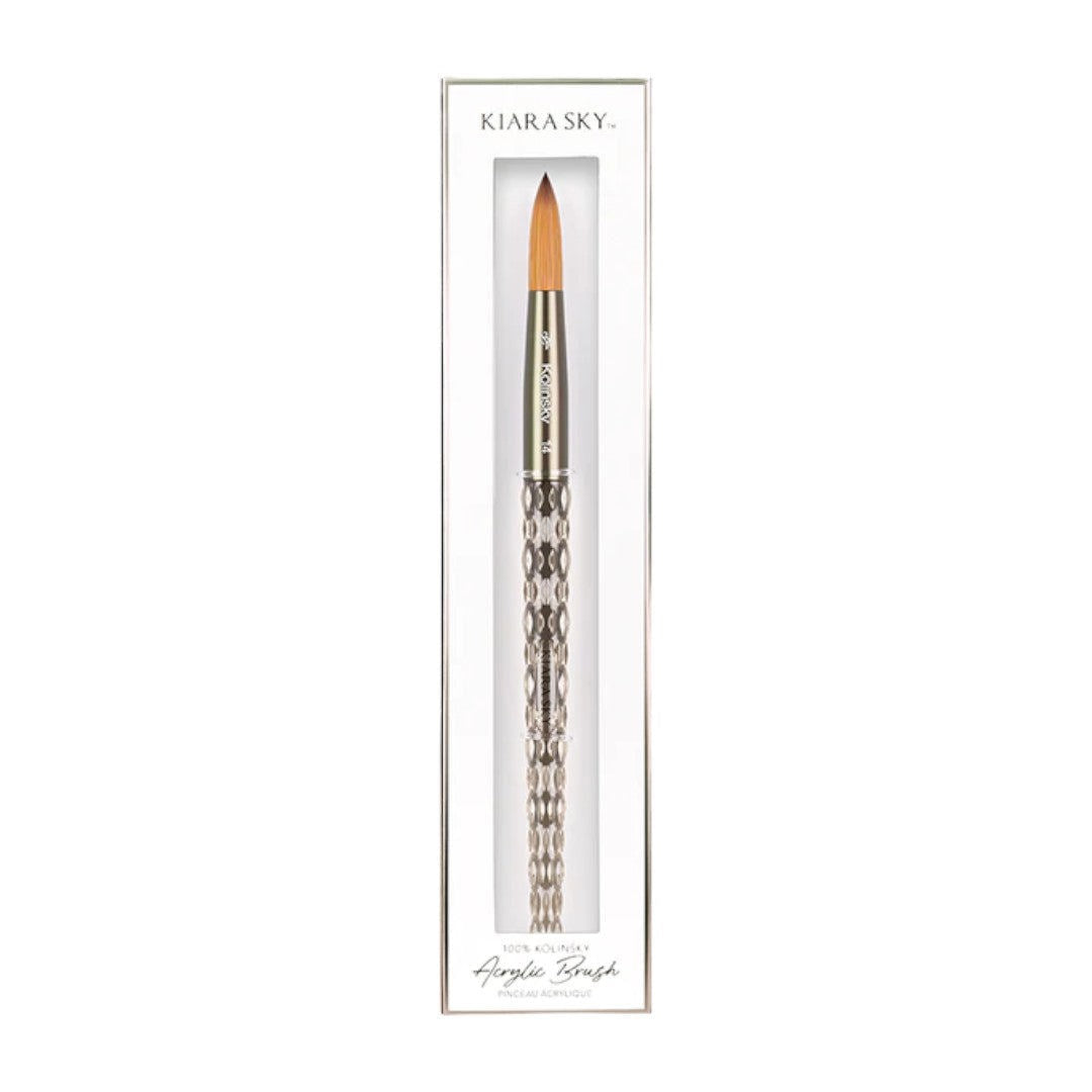 Kiara Sky Acrylic Brush - Kolinsky Clear