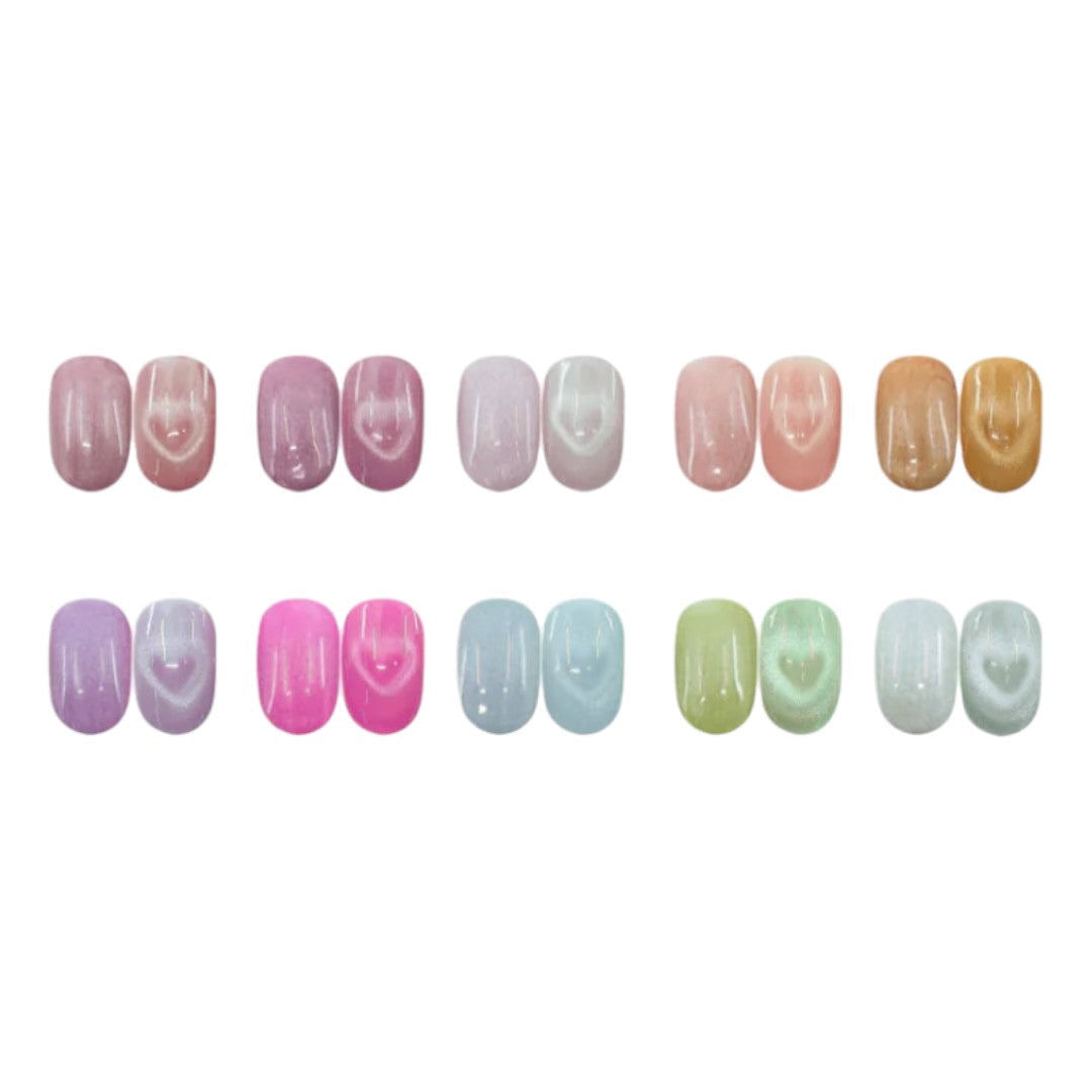Jel and Gel Cat Eye Gel Polish - Fox Star Collection #MG31-40 (10pcs)