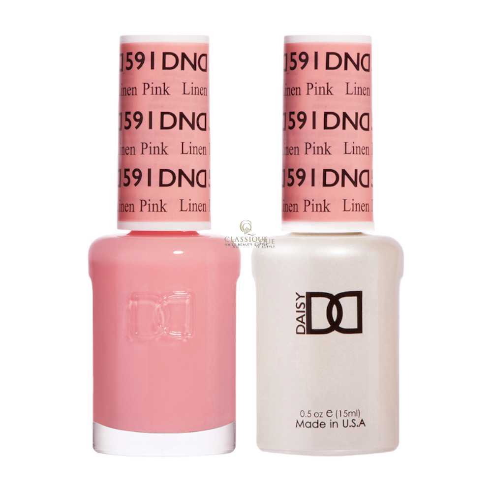 DND Gel & Lacquer Duo - Linen Pink #591