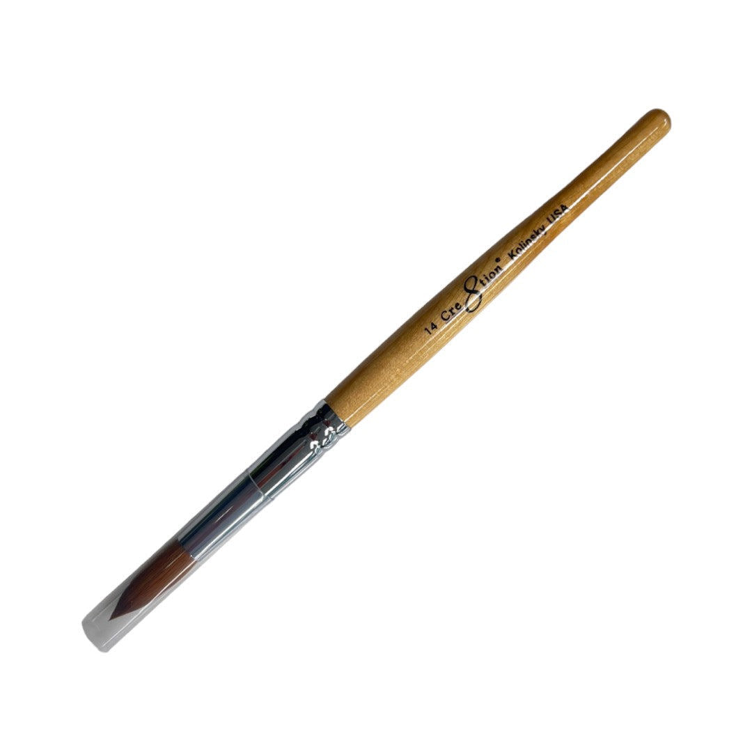 Cre8tion Acrylic Brush - Kolinsky Brush #14