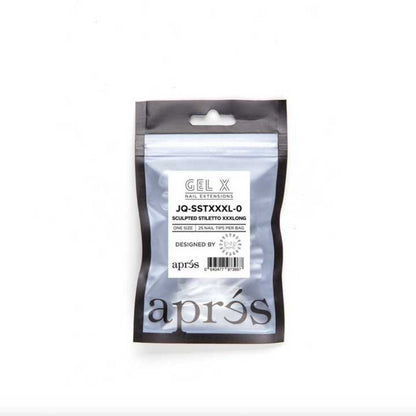 Apres X Jenny Secret Gel-X Refill Tips - Sculpted Stiletto Xxxlong 50Pcs