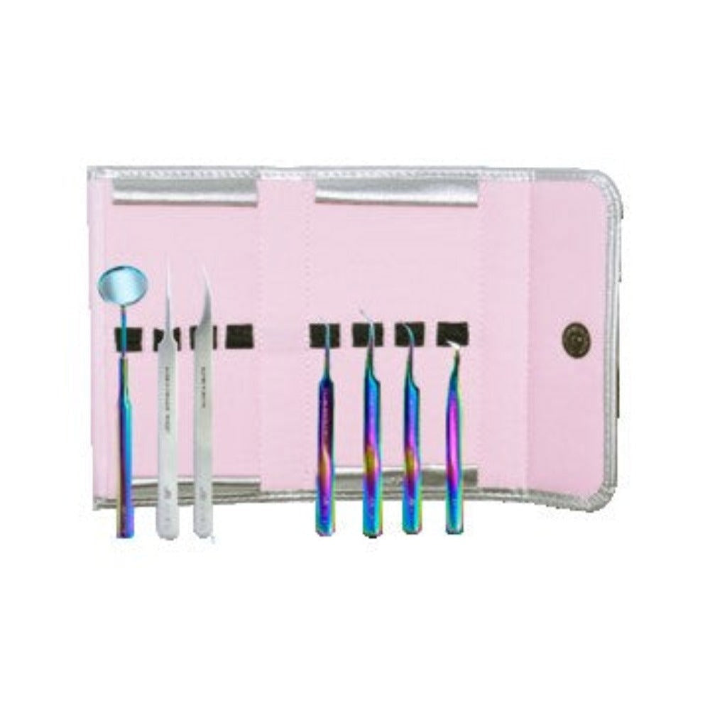 JB Lashes Pro Volume Tweezer Kit 7pcs