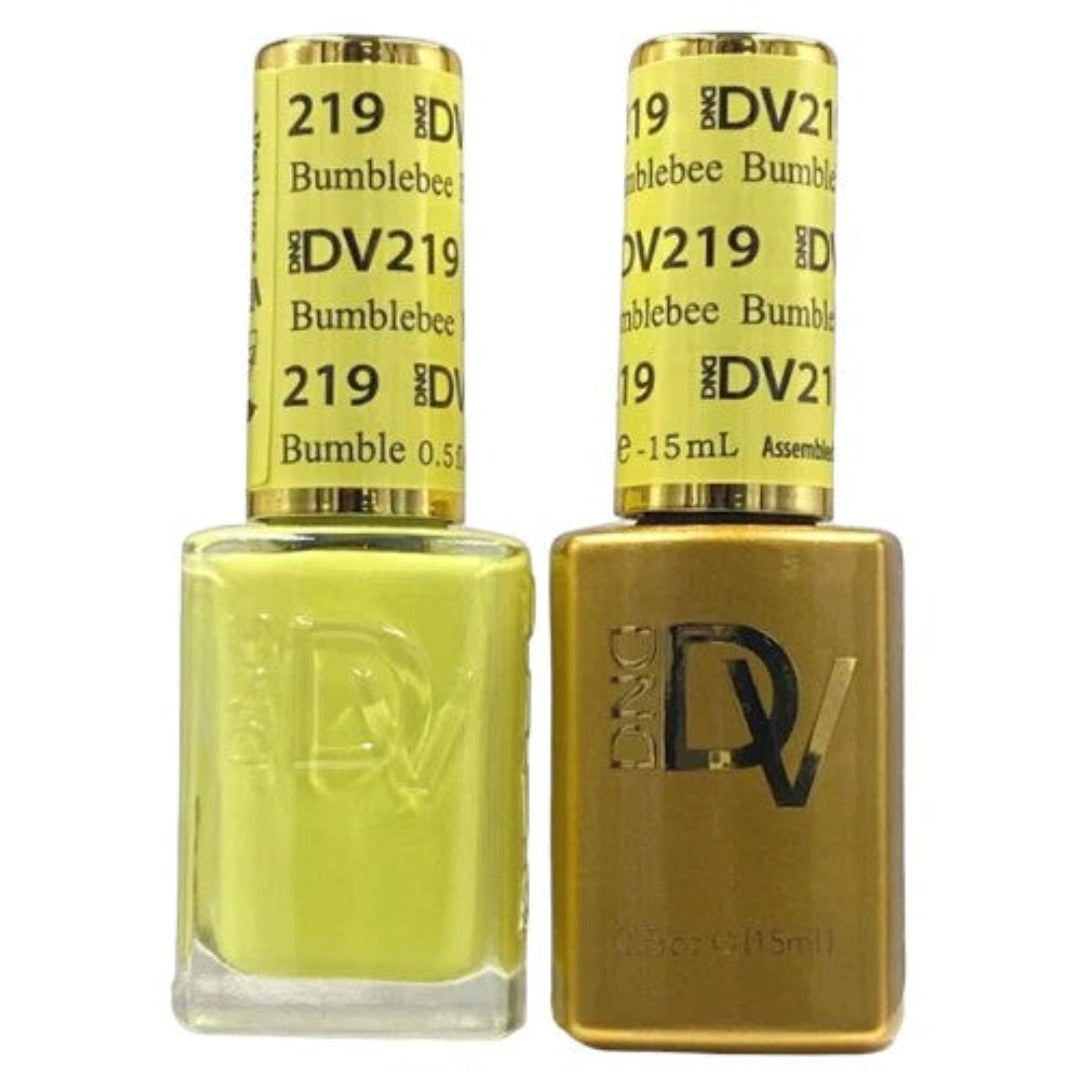 DND Diva Gel & Lacquer Duo - Bumblebee #219
