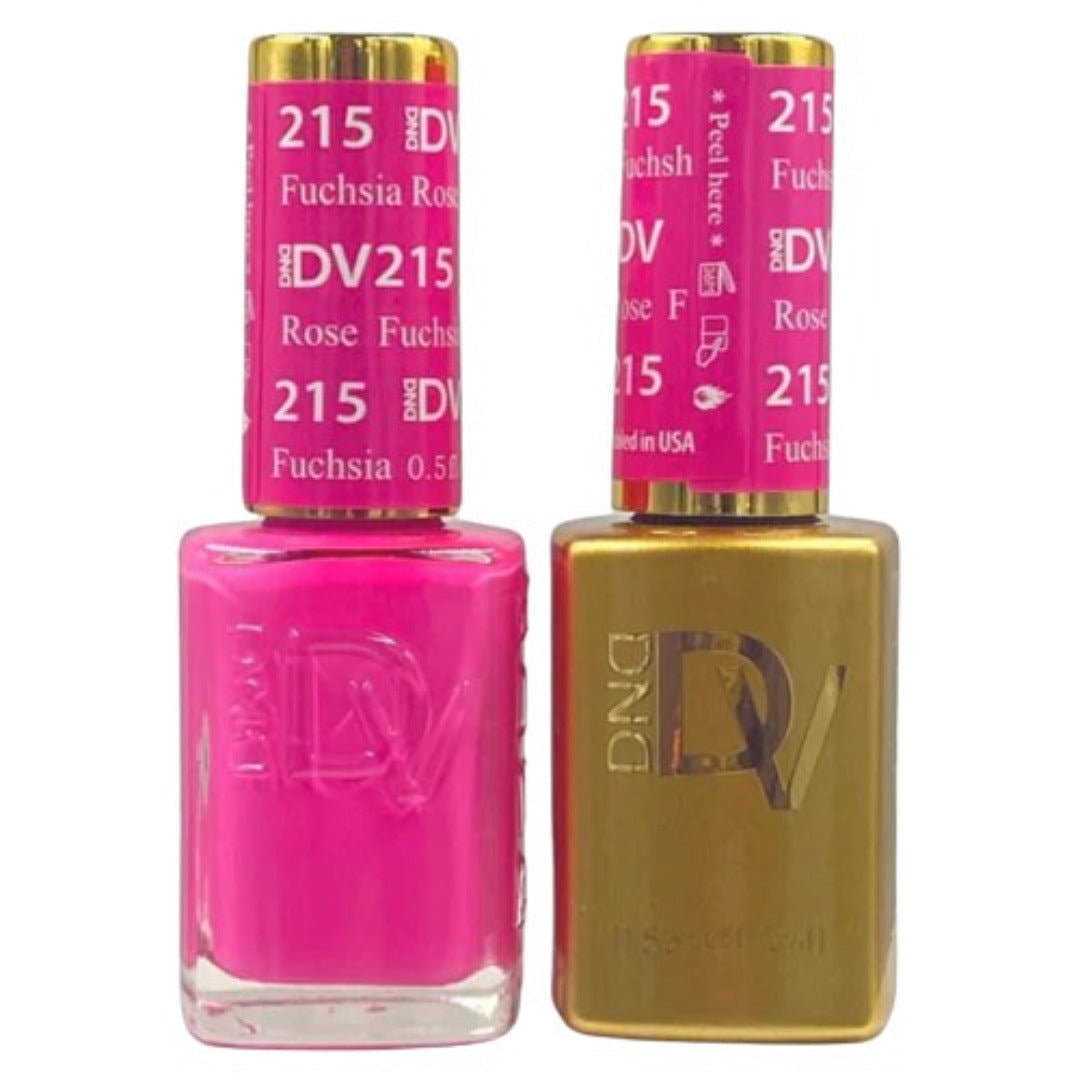 DND Diva Gel & Lacquer Duo - Fuchsia Rose #215