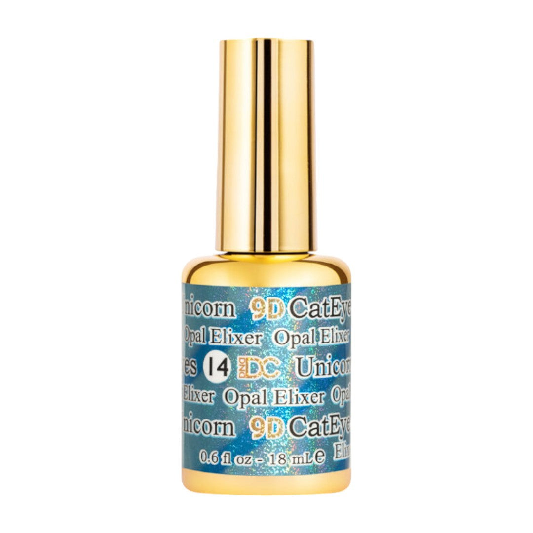 DND DC 9D Cat Eye Gel Polish - Opal Elixer #14