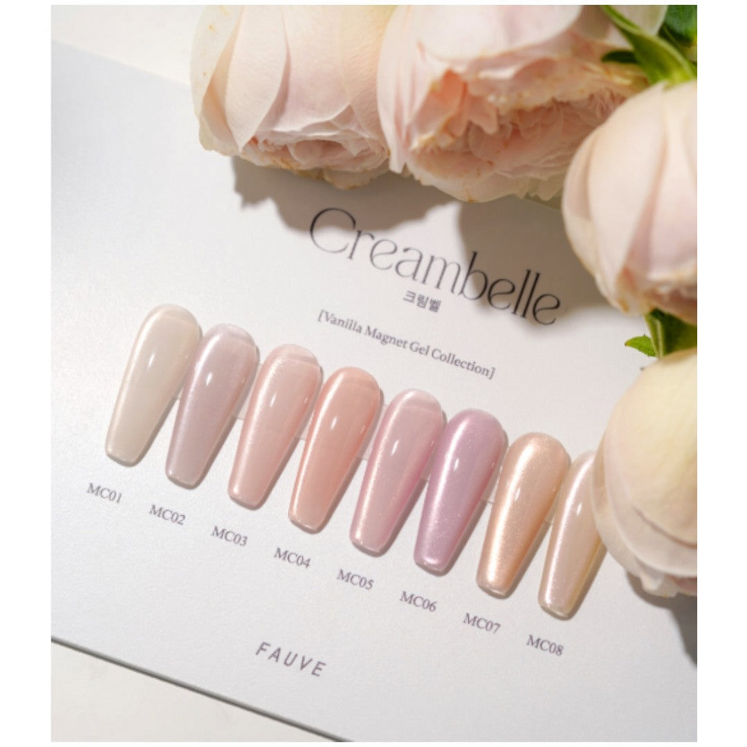 FAUVE Cat Eye Gel Polish - Creambelle Collection #MC01-08 (8Pcs)