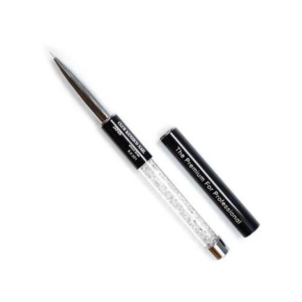 Kenzico Art Brush - Short Liner W/ Crystal Handle #301