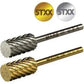 Startool Nail Drill Bits - Large Barrel Carbide STXXX Triple Extra Coarse Grit 3/32 Silver