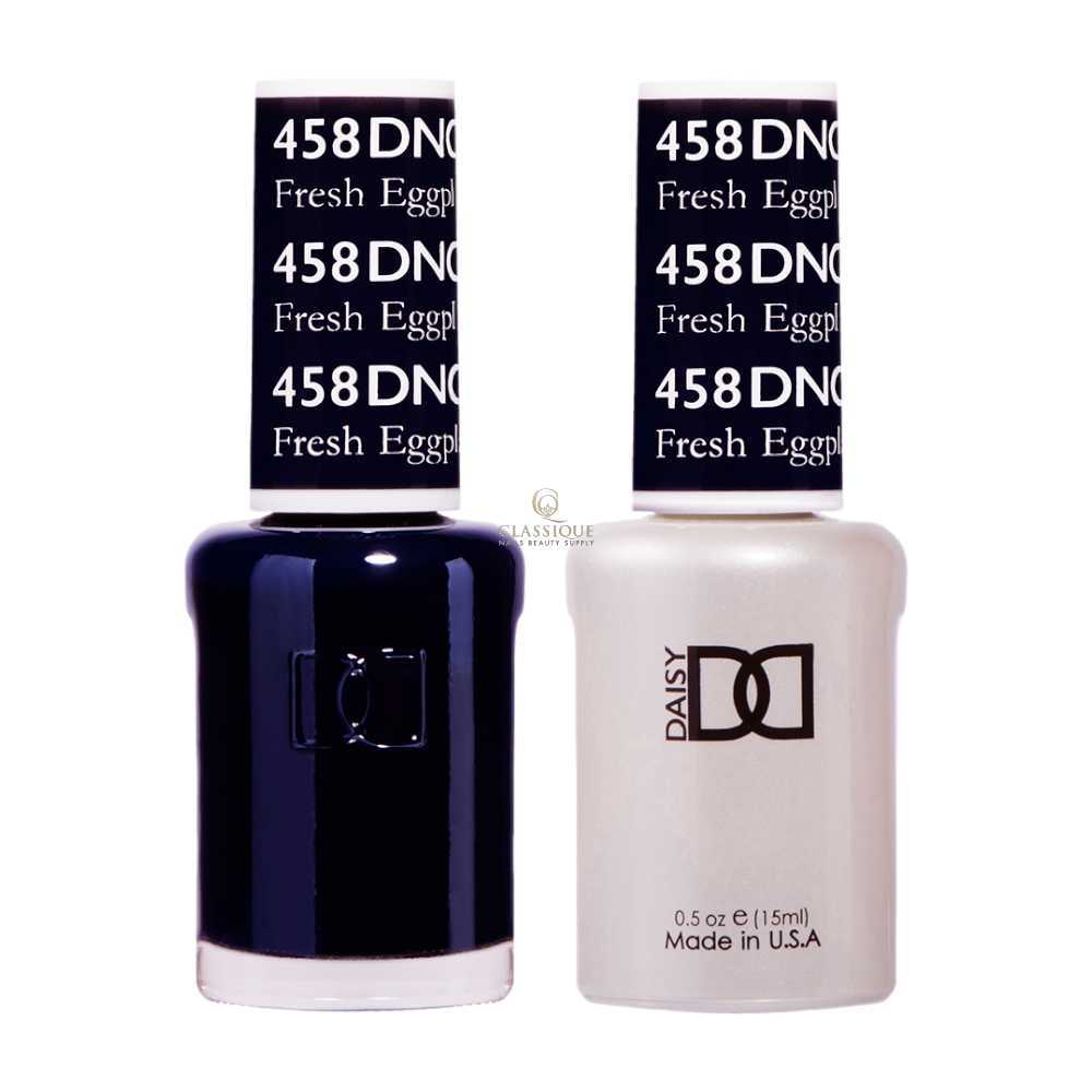 DND Gel & Lacquer Duo - Fresh Eggplant #458