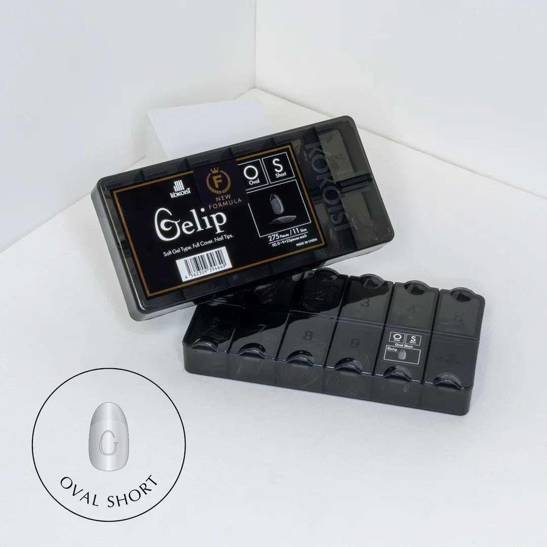 Kokoist Gelip Nail Tips Box - Oval Short (275pcs)