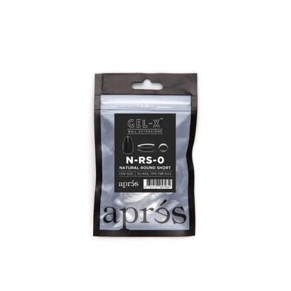 Apres Gel-X Refill Tips - Natural Stiletto Short (50Pcs)