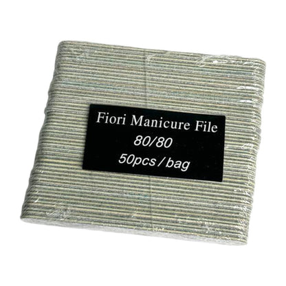 Fiori Mini Nail Files - Zebra 80/80 Grit
