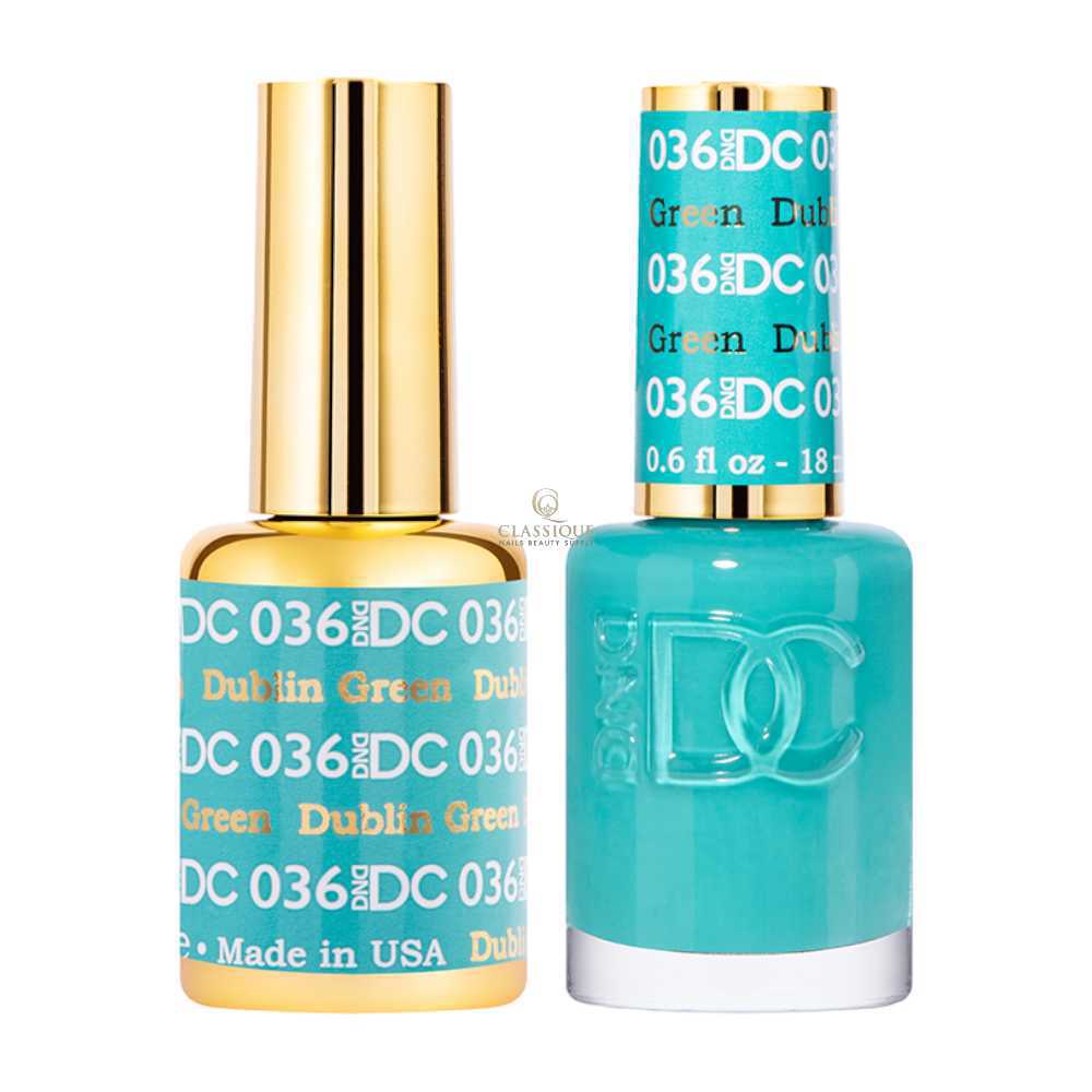 DND DC Gel & Lacquer Duo - Dublin Green #036