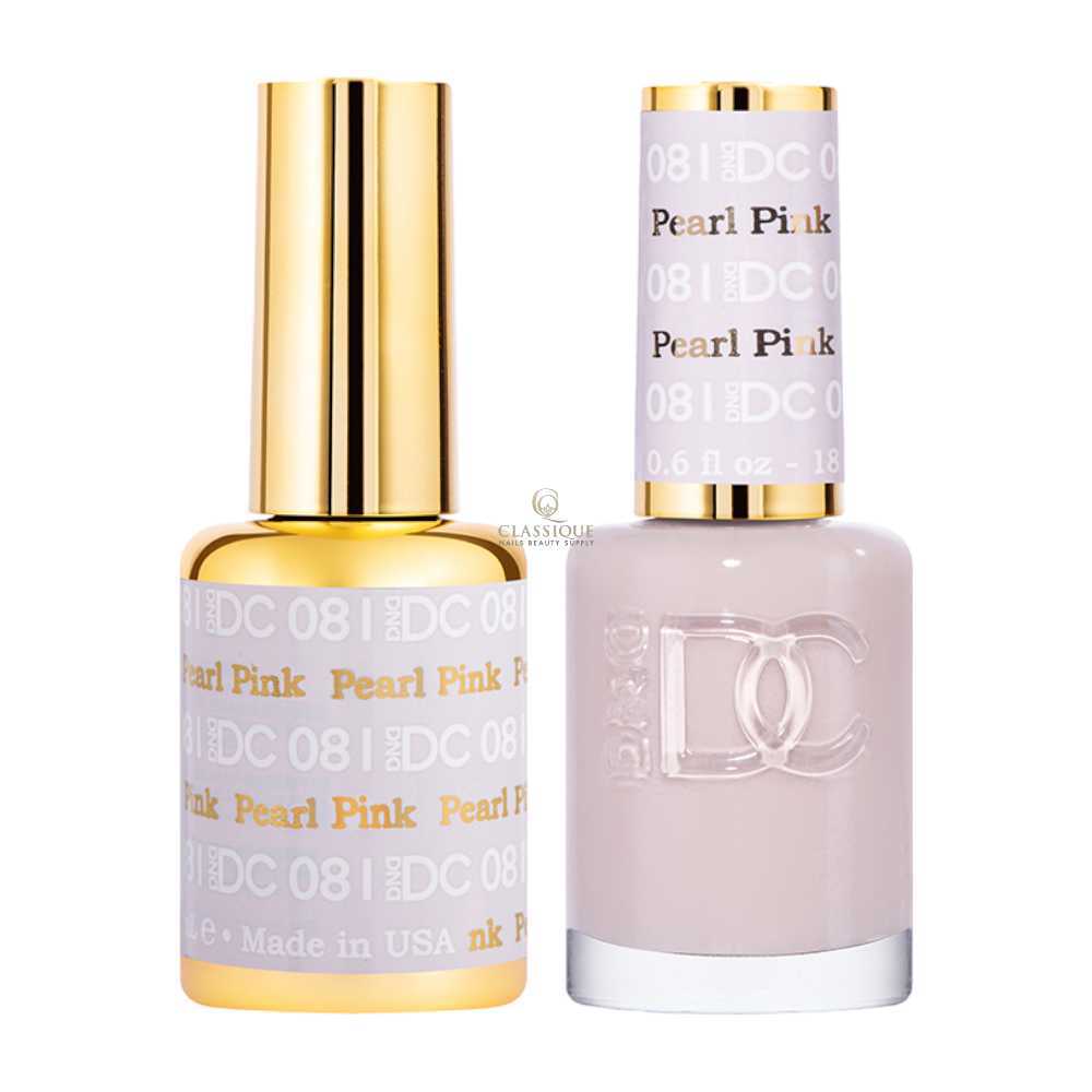DND DC Gel & Lacquer Duo - Pearl Pink #081