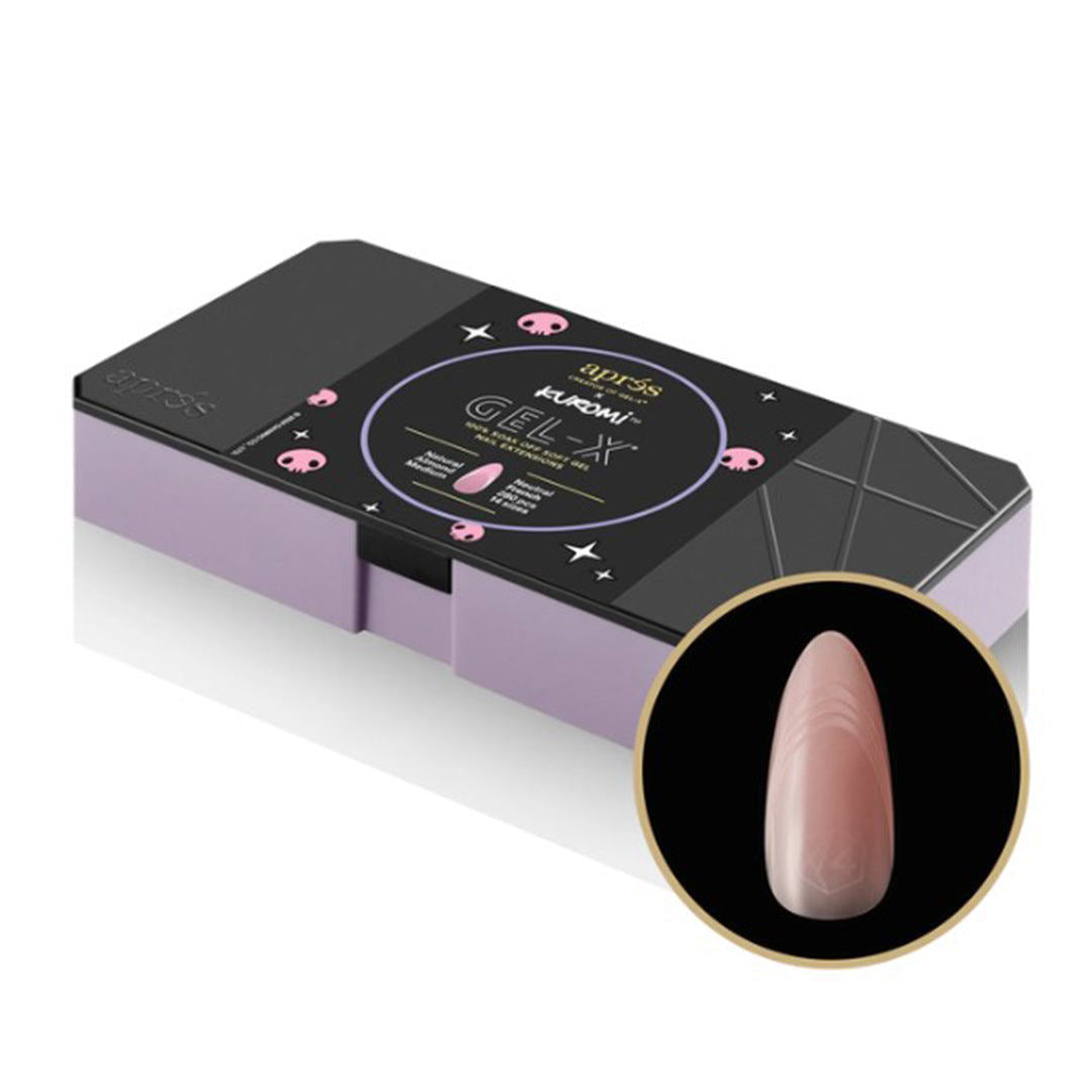 Apres Hello Kitty & Kuromi Kit with Natural Almond Medium, French Tips
