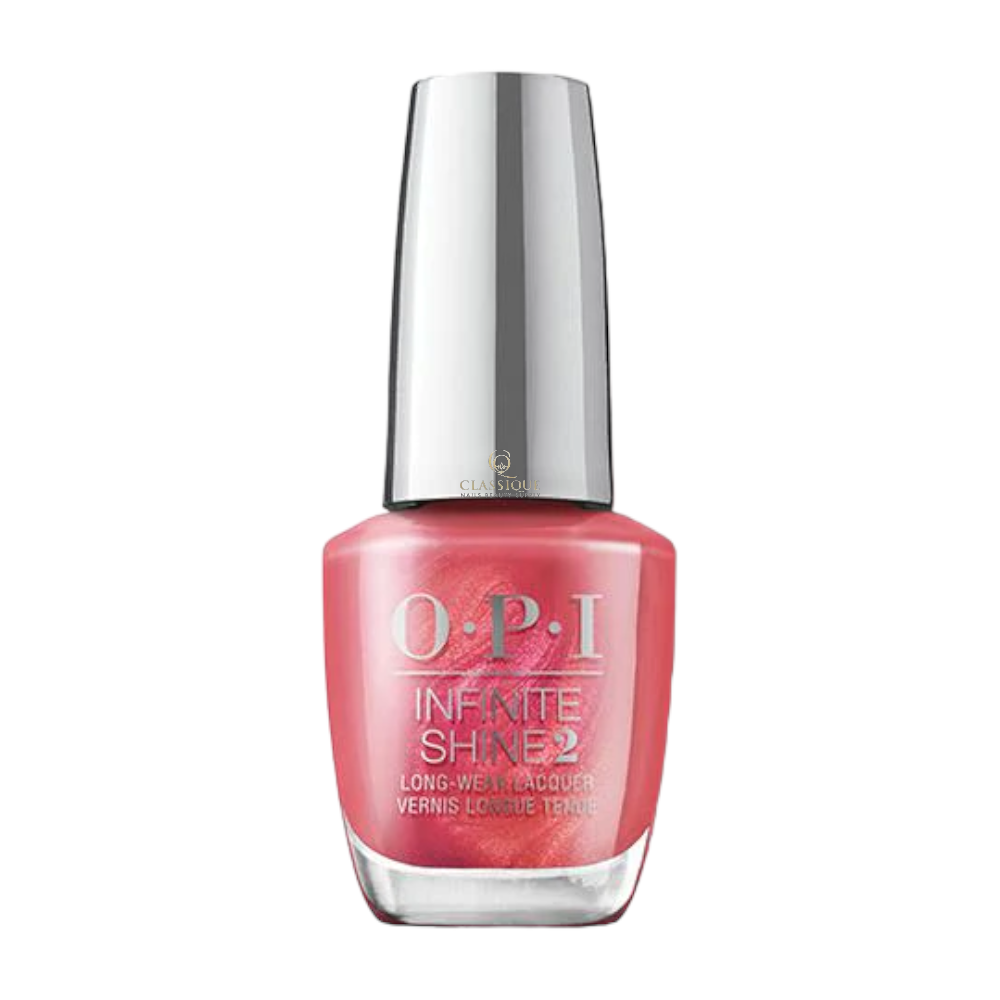 OPI Infinite Shine - Paint The Tinseltown Red #HRN21
