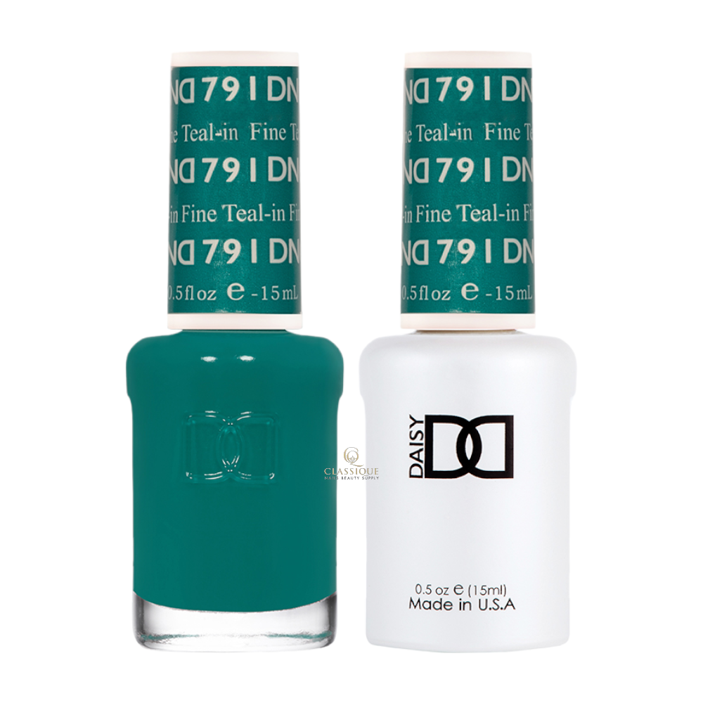 DND Gel & Lacquer Duo - Teal-In Fine #791