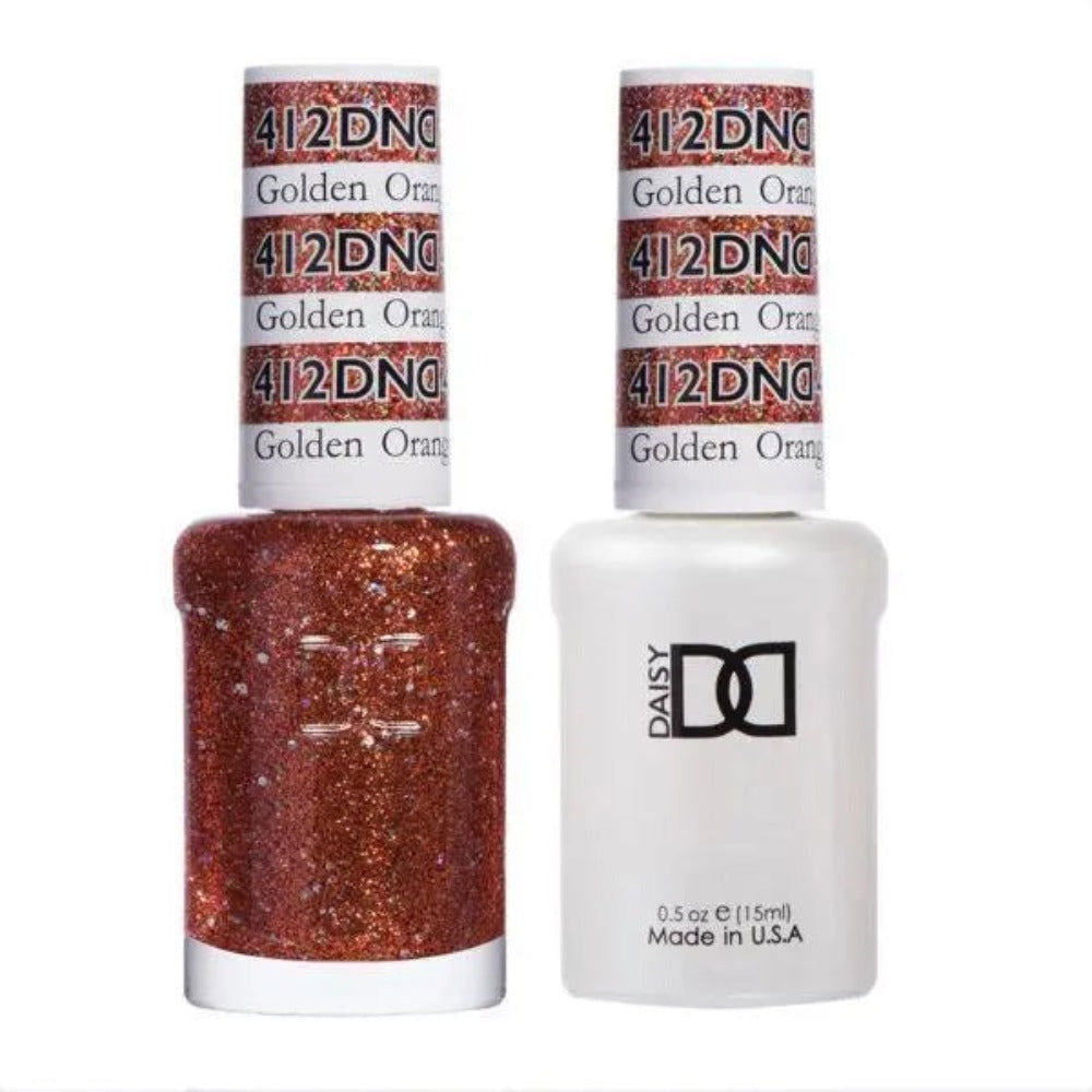 DND Gel & Lacquer Duo - Golden Orange Star #412