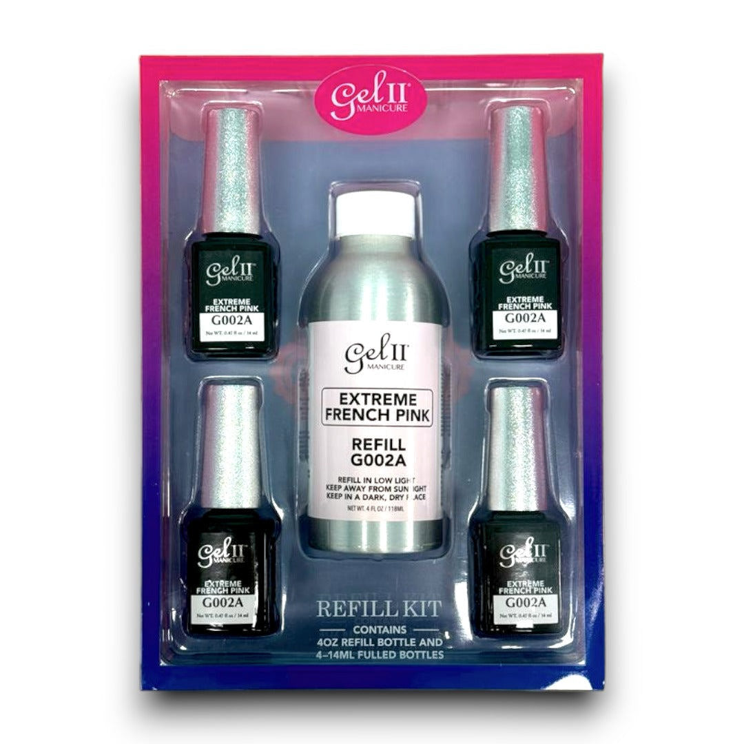 Gel II G002A Extreme French Pink Refill Kit