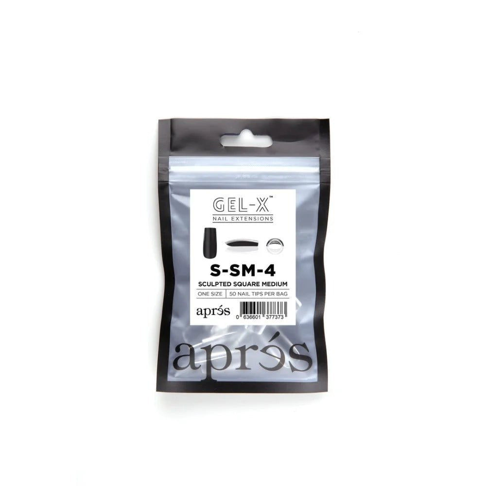 apres Gel-X Refill Tips - Sculpted Square Medium (50pcs)