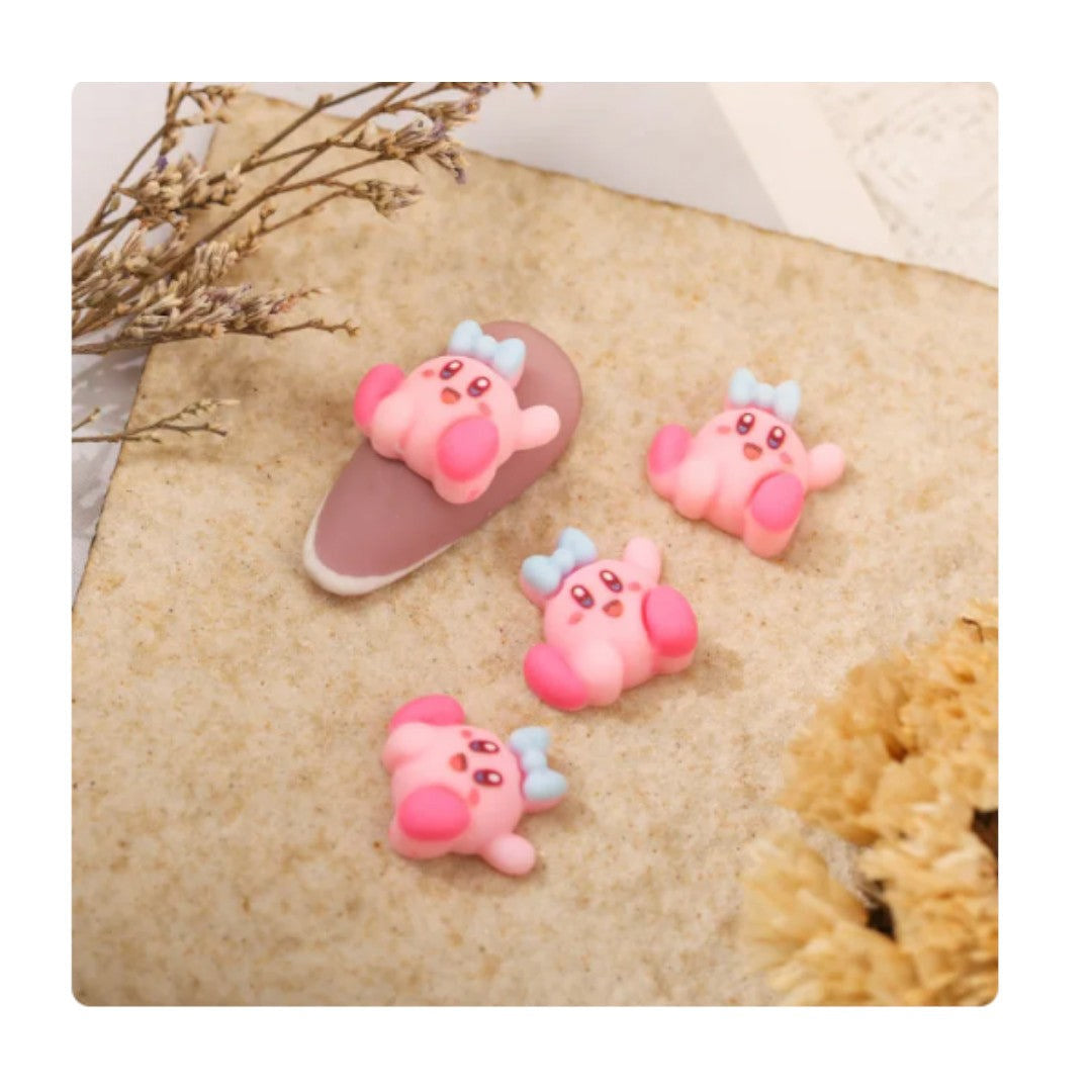 CNBS Nail Charms - Resin Kirby 50pcs