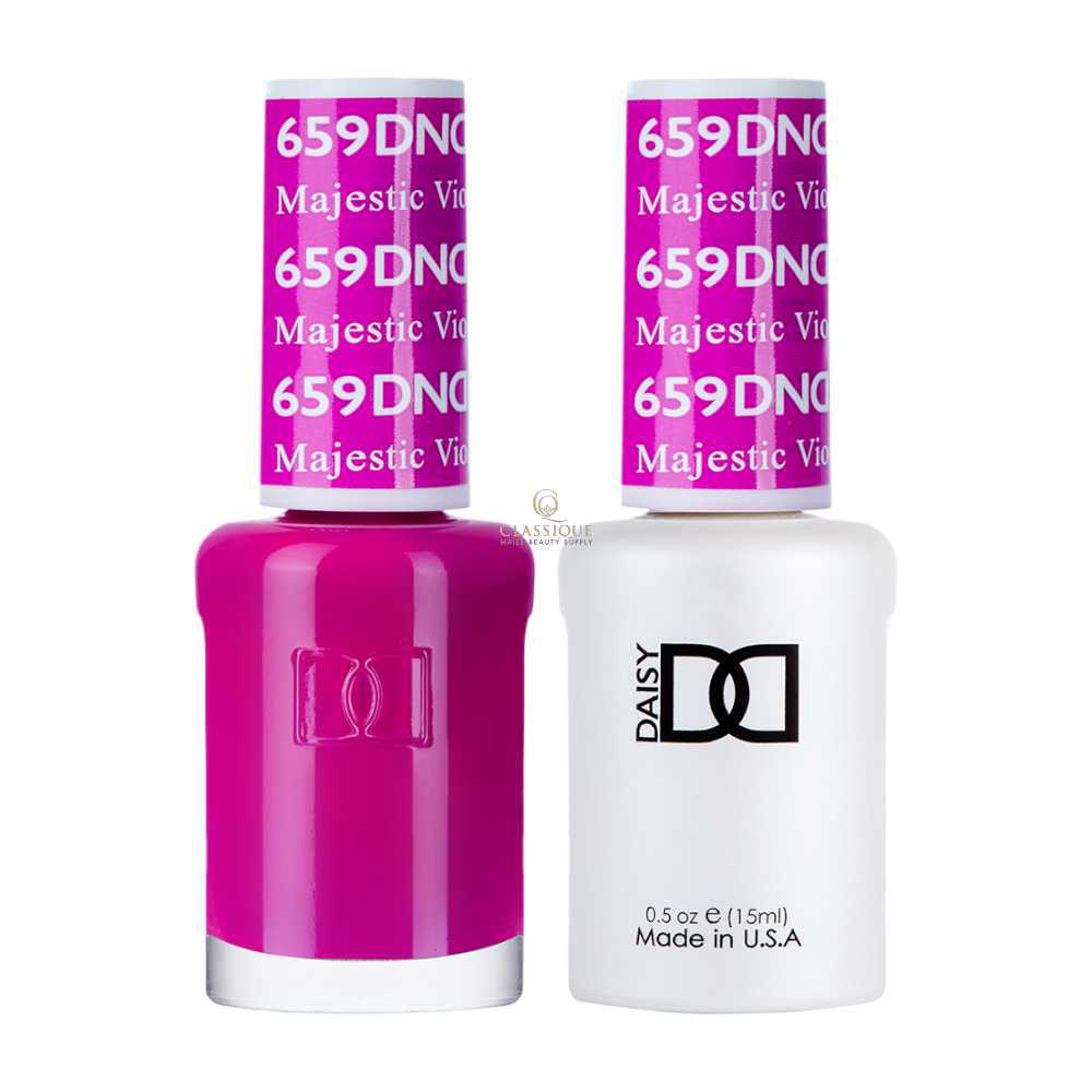 DND Gel & Lacquer Duo - Majestic Violet #659