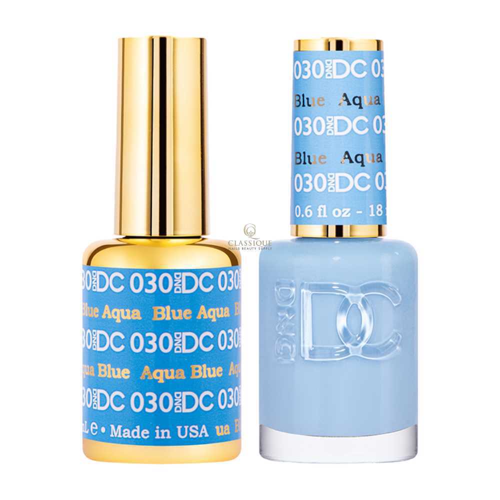 DND DC Gel & Lacquer Duo - Aqua Blue #030