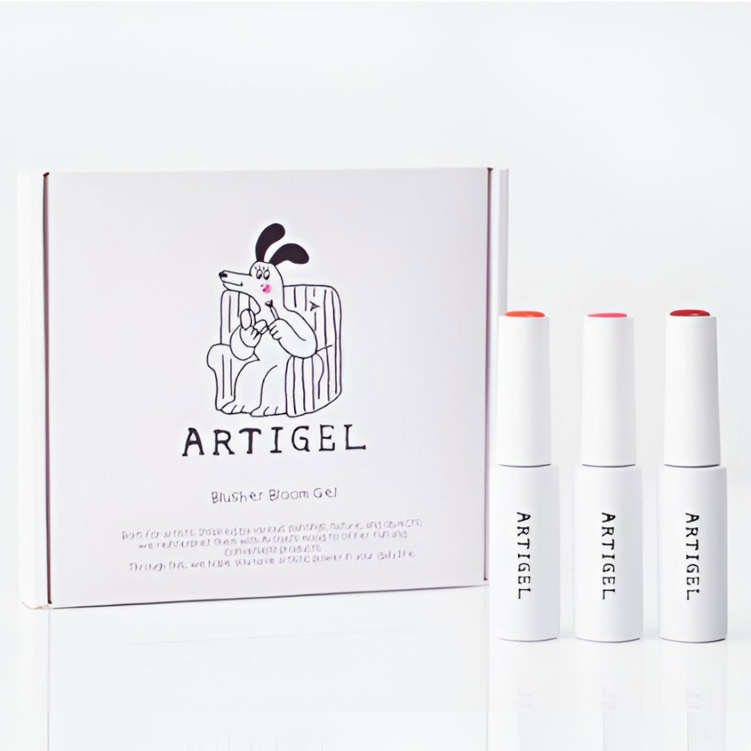 DGEL X ARTIGEL Blusher Blooming Gel Set (3Pcs)