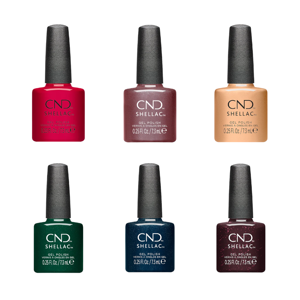 CND Shellac 0.25oz Magical Botany Holiday 2023 Collection 6pcs