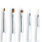 DGEL X JINI - It's JINI Nail Brush Set (5Pcs + Leather Case)