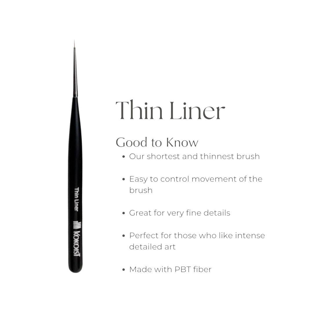 Kokoist Kumanofude Nail Brush - Thin Liner