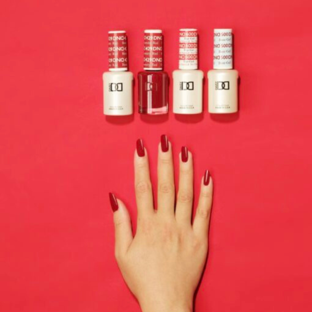 DND Gel & Lacquer Duo - Boston University Red #429