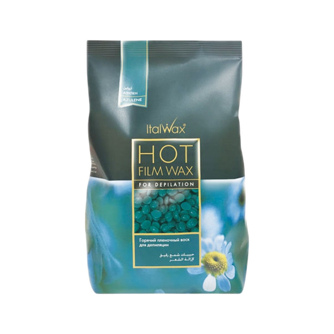 Italwax Hot Film Hard Wax in Granules - Azulene 35oz