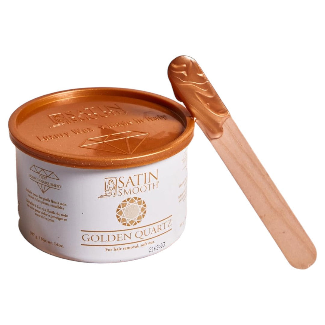 Satin Smooth Soft Wax - Golden Quartz 14Oz #SSW14GQ