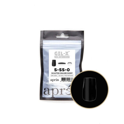Apres Gel-X Refill Tips - Sculpted Square Short (50Pcs)