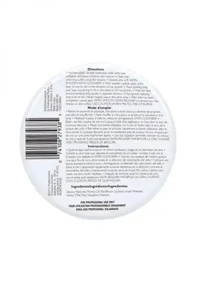 Satin Smooth Soft Wax - Honey 14Oz #SSW14